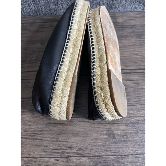 Celine Babouche Nappa Black Soft Leather Pointed Tow Espadrille size 36 - Picture 11 of 16